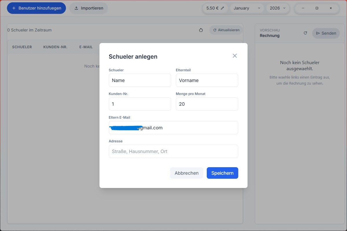 Schulmensa screenshot 2
